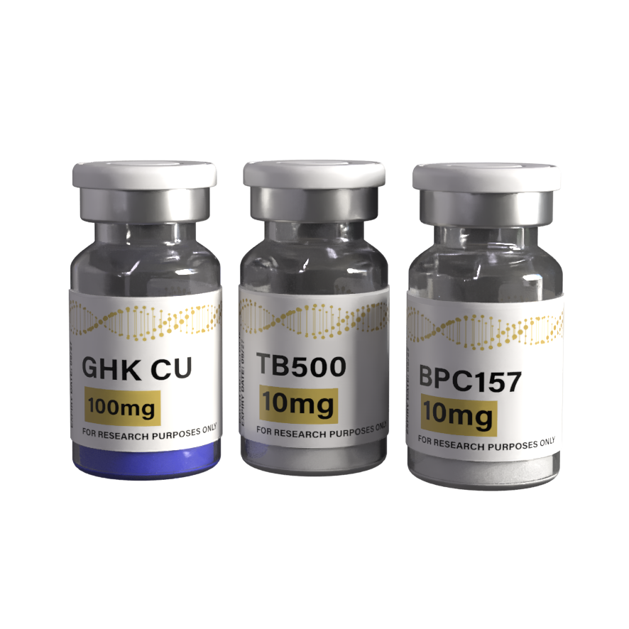 Research Bundle - BPC-157 10mg / TB500 10mg / GHK-CU 100mg