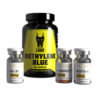 Research Bundle - MOTS-c 10mg / SS31 10mg / 5-Amino-1MQ 10mg / Methylene Blue