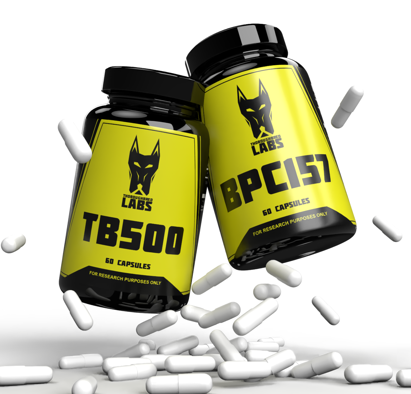 Research Bundle - BPC157 & TB500 CAPSULE Peptide Bundle Thoroughbred Labs Research Bundle - BPC157 & TB500 CAPSULE Peptide Bundle Thoroughbred Labs