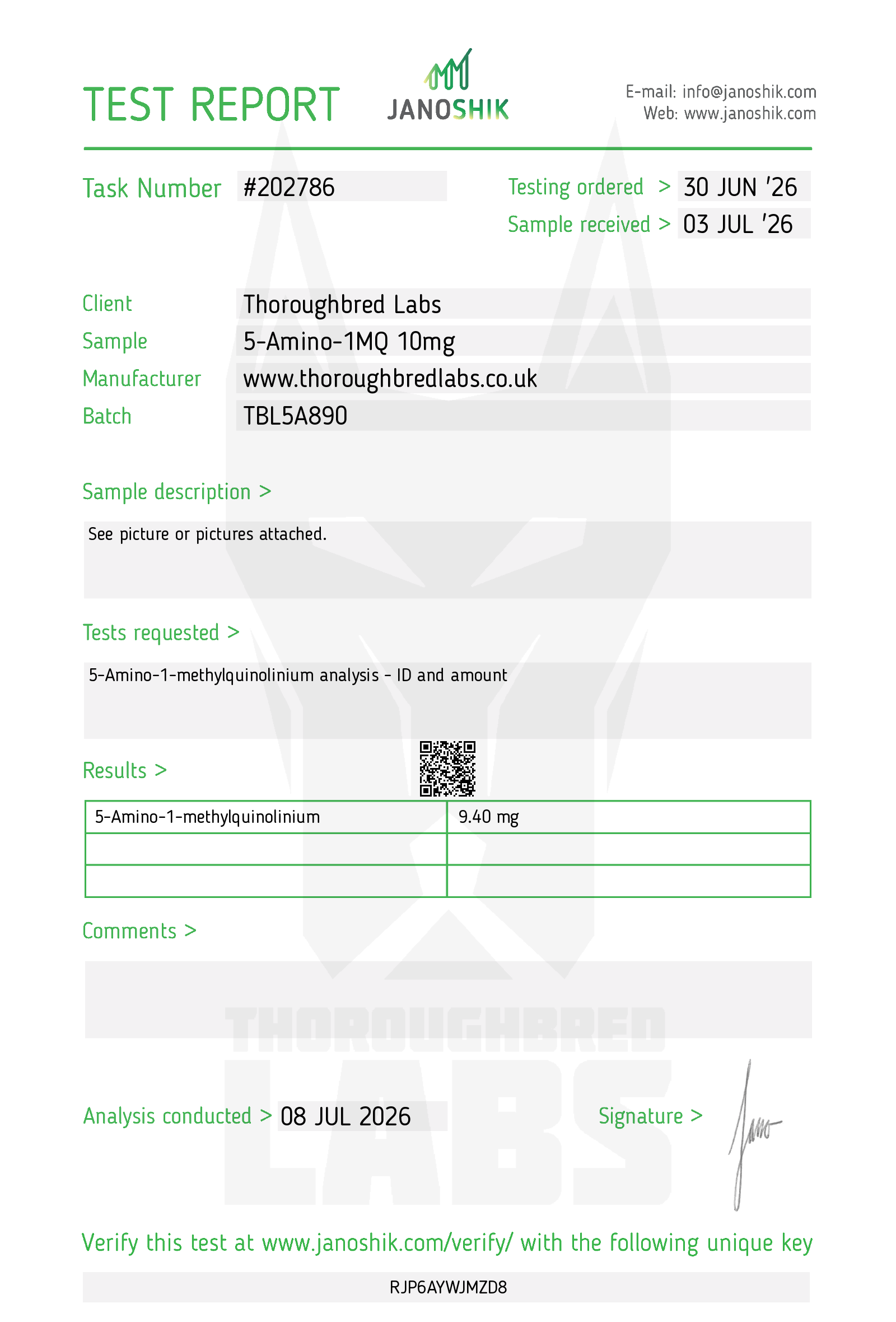 5-Amino-1MQ Vial 10mg