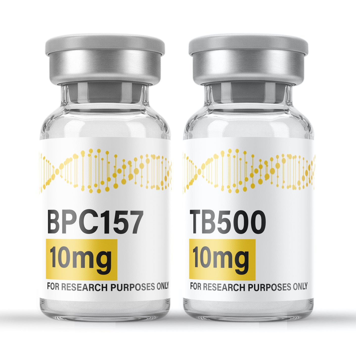 Research Bundle - BPC157 10mg / TB500 10mg Peptide Vial Bundle