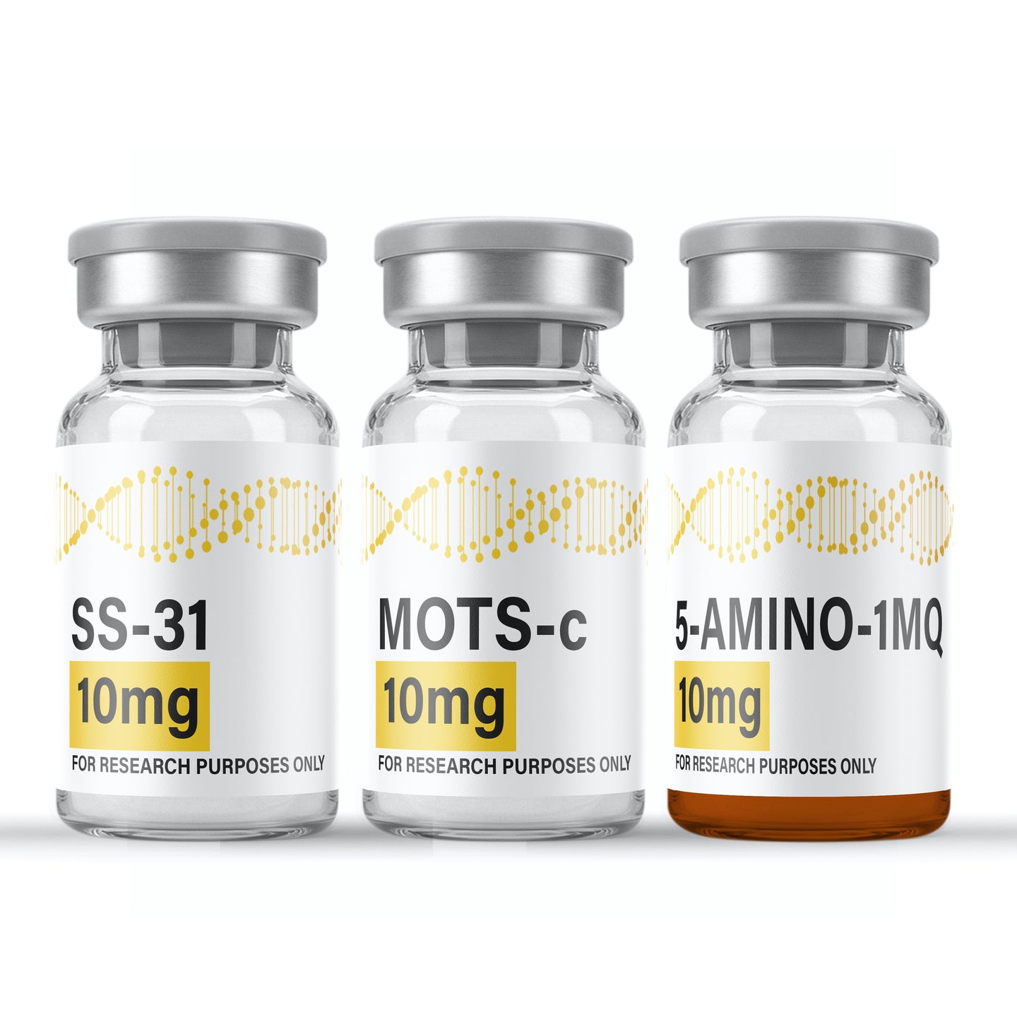 Research Bundle - MOTS-c 10mg / SS31 10mg / 5-Amino-1MQ 10mg