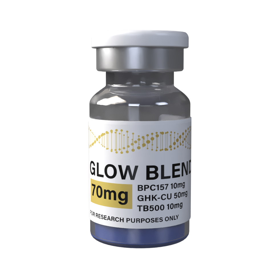 GLOW Blend (BPC157, GHK-CU, TB500) Vial 70mg