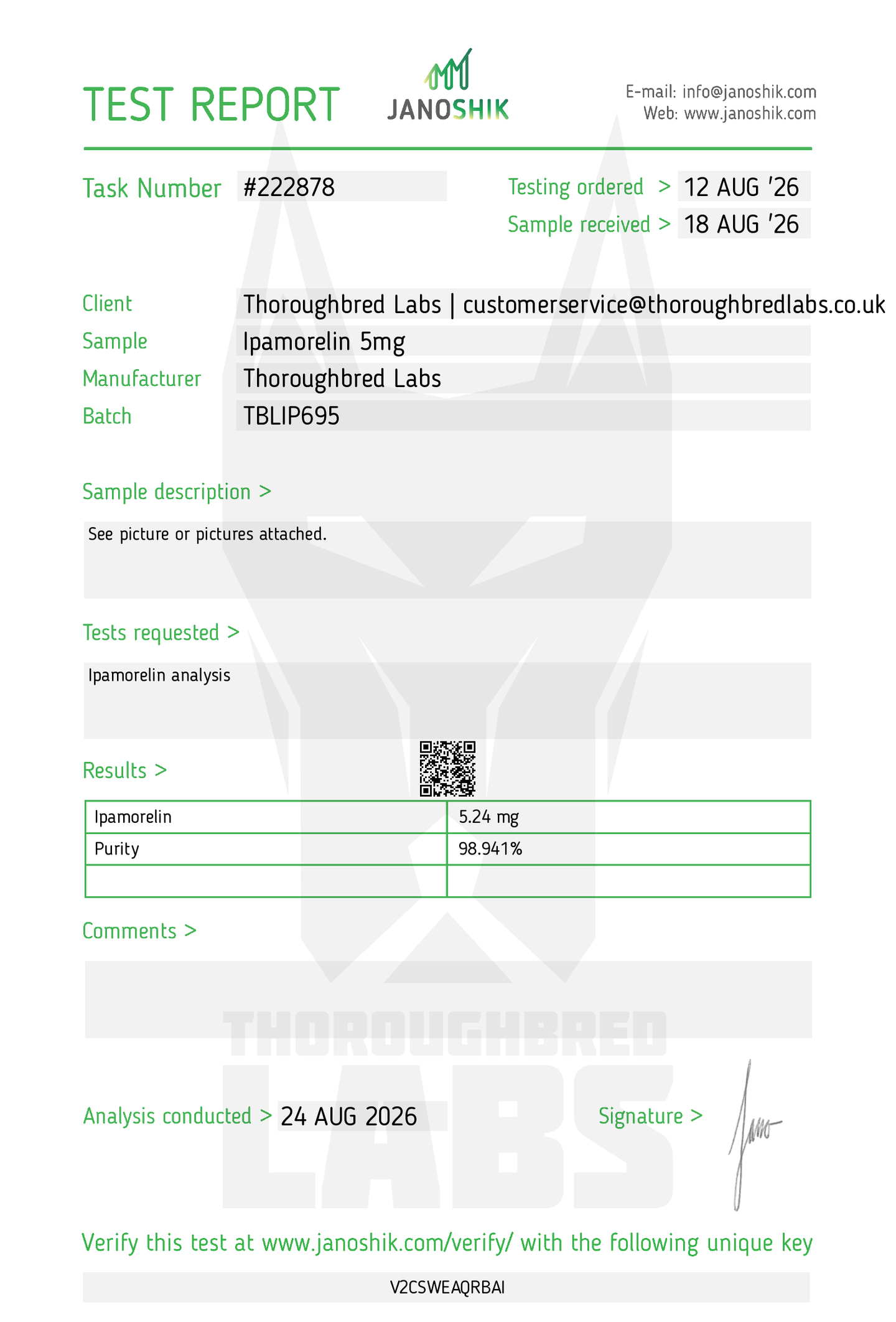 Ipamorelin Peptide Vial 5mg