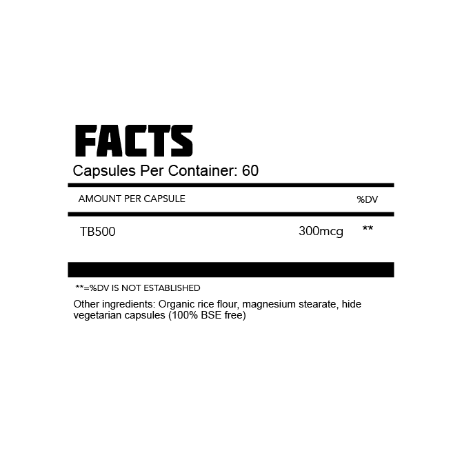 TB500 Peptide (CAPSULE)