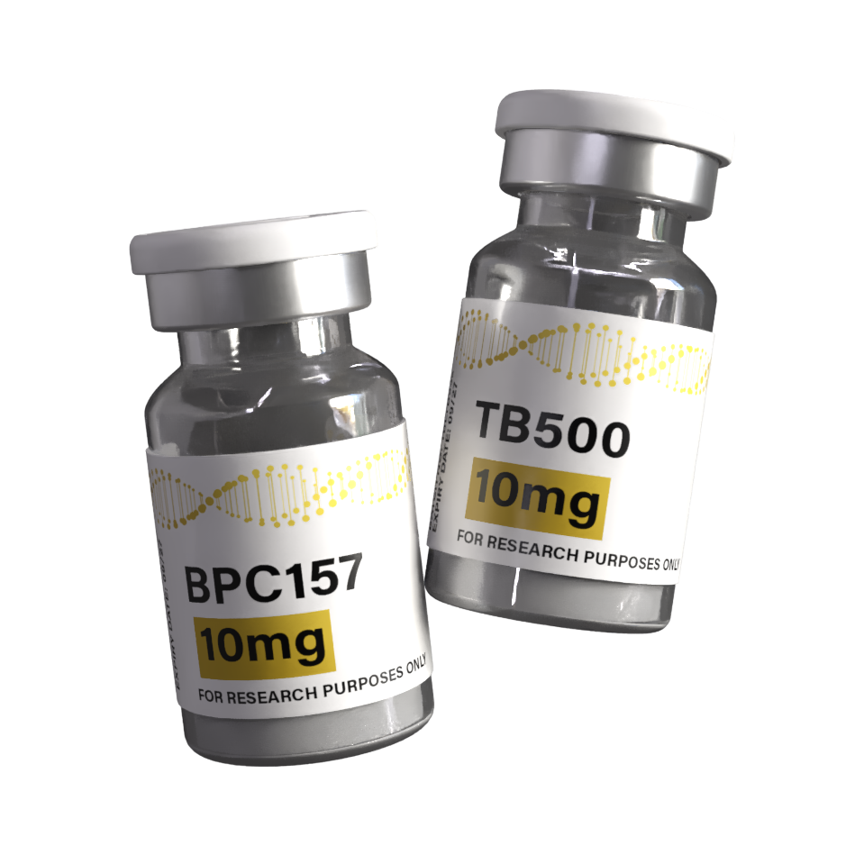 10mg WOLVERINE STACK - BPC157 & TB500 10mg Peptide Vial Bundle