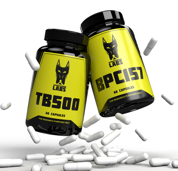 Research Bundle - BPC157 & TB500 CAPSULE Peptide Bundle Thoroughbred Labs Research Bundle - BPC157 & TB500 CAPSULE Peptide Bundle Thoroughbred Labs